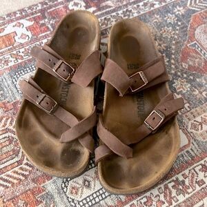Birkenstock Mayari Oiled Leather Sandals